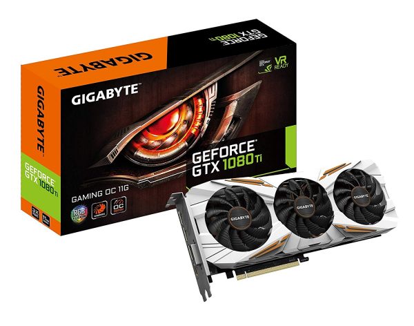 Gigabyte GeForce GTX 1080 Ti Gaming OC 11GB Graphic Cards N108TGAMINGOC-11GD (Renewed)