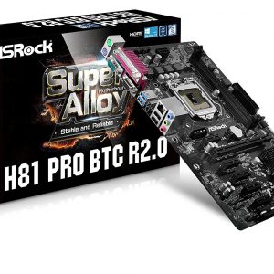 ASRock H81 PRO BTC R2.0 LGA 1150 Intel H81 HDMI SATA 6Gb/s USB 3.0 ATX Motherboard