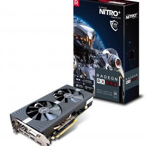 Sapphire 11266-09-20G Radeon NITRO+ RX 570 8GB GDDR5 DUAL HDMI / DVI-D / DUAL DP with backplate (UEFI) PCI-E Graphics Card