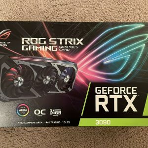 ASUS ROG STRIX GEFORCE RTX 3090 OC 24GB GAMING GDDR6X GRAPHICS CARD